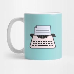 Cute and Adorable Old School Typewriter T-Shirt Mug